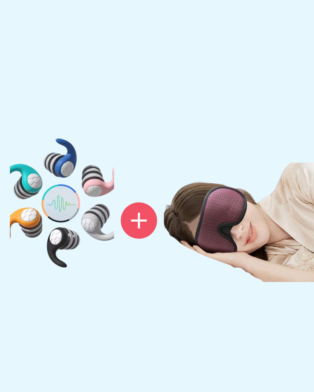 Pack Bouchons d'oreilles + Masque 3D