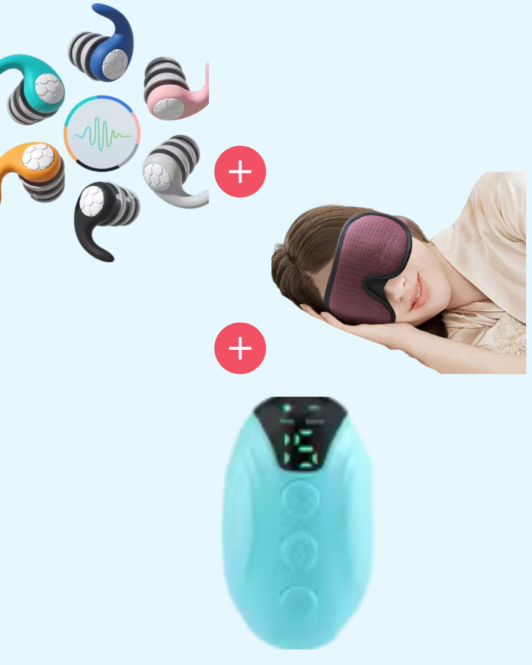 Pack Calmpulse + Masque 3D + Bouchons d'oreille