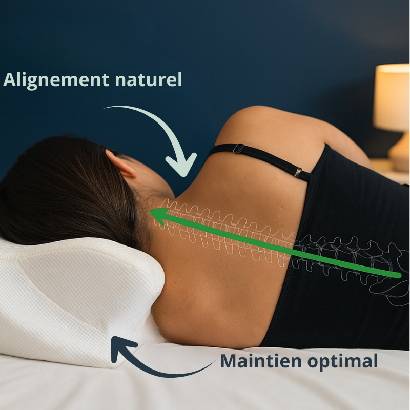 Oreiller Ergonomique Cervical Zenodream